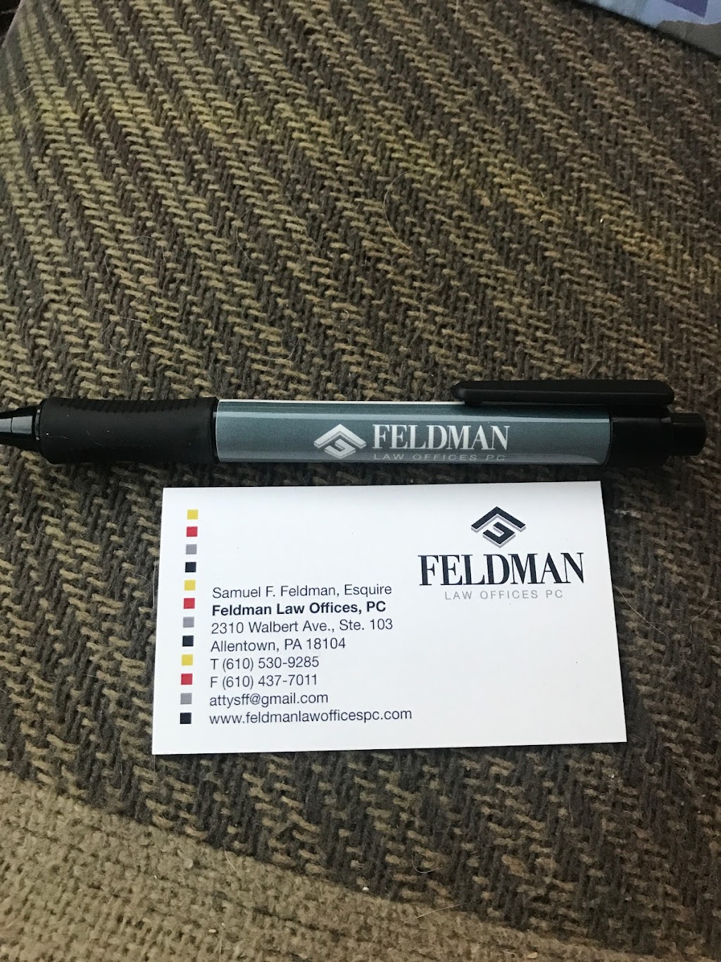Feldman Law Offices | 2310 Walbert Ave Ste 103, Allentown, PA 18104 | Phone: (610) 530-9285