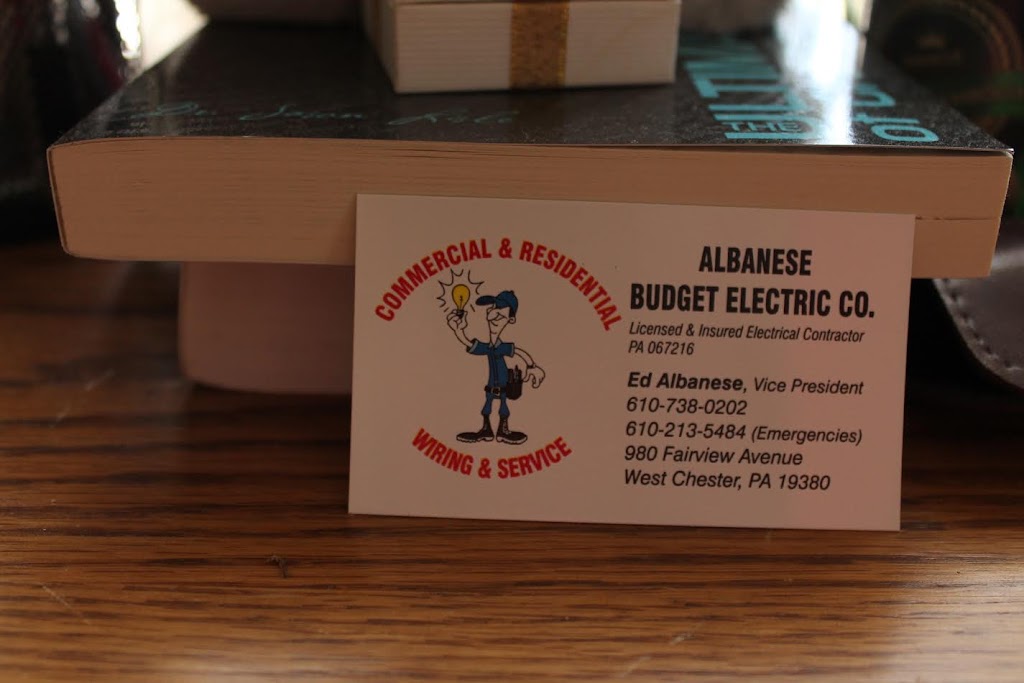 Albanese Budget Electric Co. | 980 Fairview Ave, West Chester, PA 19380 | Phone: (610) 738-0202