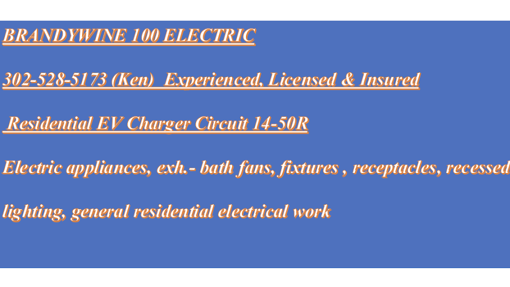Brandywine Hundred Electric | 1822 Marsh Rd, Wilmington, DE 19810 | Phone: (302) 528-5173