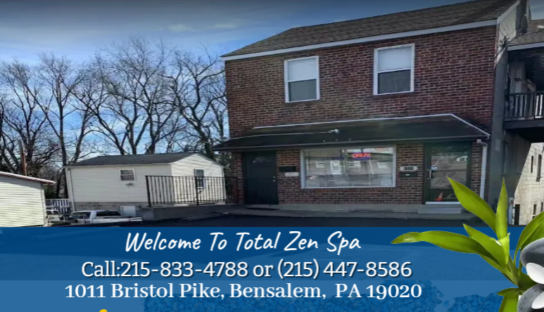 Total Zen Spa | 1011 Bristol Pike, Bensalem, PA 19020 | Phone: (215) 833-4788