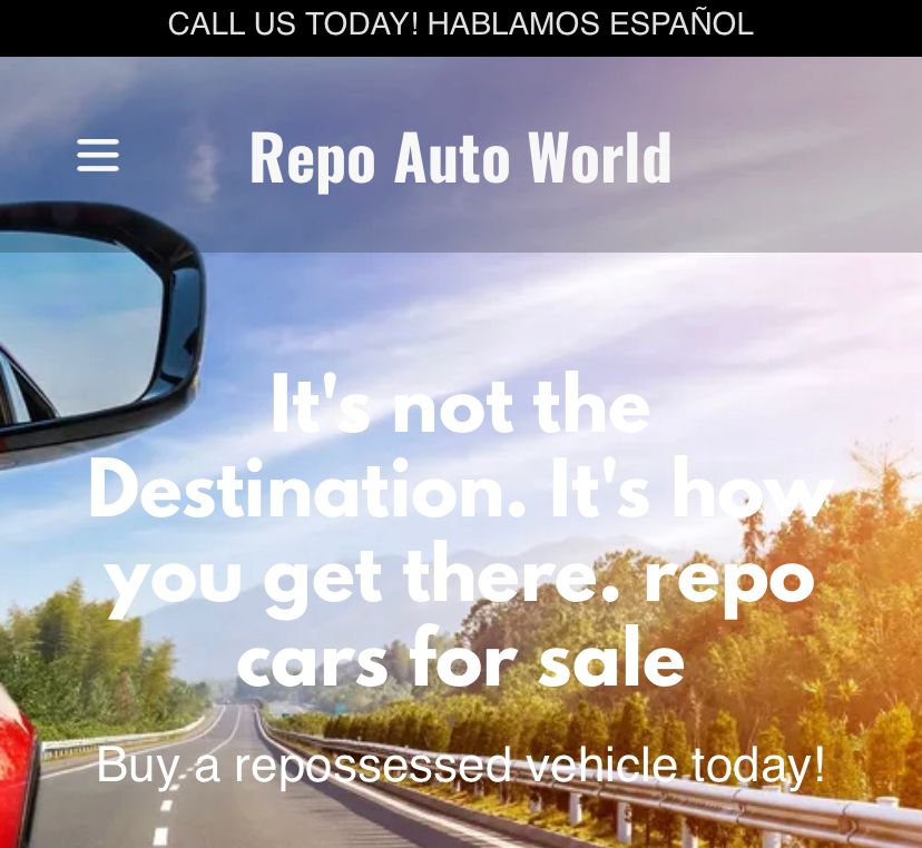 Repo Auto World | 101 NJ-47, Glassboro, NJ 08024 | Phone: (877) 938-1668
