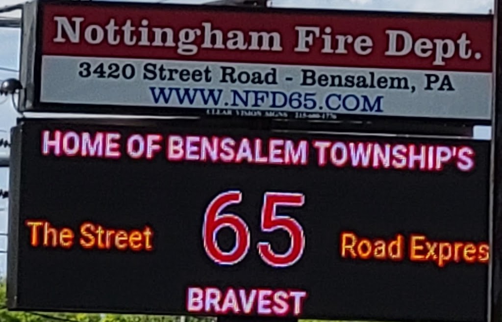 Nottingham Fire Company No. 65 | 3420 Street Rd, Bensalem, PA 19020 | Phone: (215) 638-7008