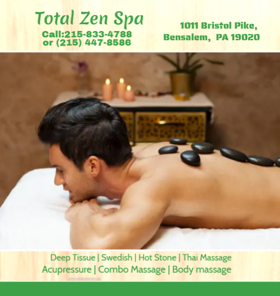 Total Zen Spa | 1011 Bristol Pike, Bensalem, PA 19020 | Phone: (215) 833-4788