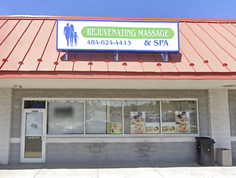Rejuvenating Massage Spa | 1664 W High St, Pottstown, PA 19464 | Phone: (484) 624-4413
