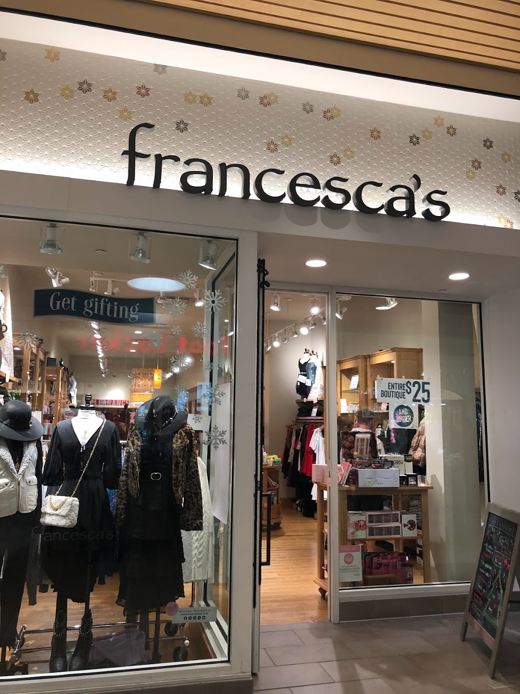 francescas | 132 Christiana Mall, Newark, DE 19702 | Phone: (302) 355-3541