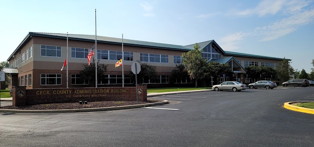 Cecil County Administration Office | 200 Chesapeake Blvd # 2100, Elkton, MD 21921 | Phone: (410) 996-5203