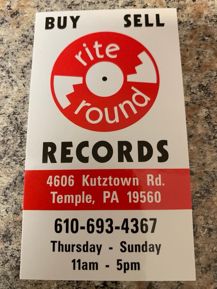 Rite Round Records | 4604 Kutztown Rd, Temple, PA 19560 | Phone: (610) 693-4367