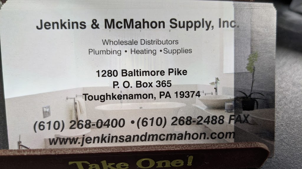 Jenkins & McMahon Supply Inc | 1280 Baltimore Pike, Toughkenamon, PA 19348 | Phone: (610) 268-0400